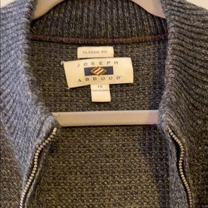 Mens.     JOSEPH ABBOUD MENS SWEATER BLK/GREY 1X
